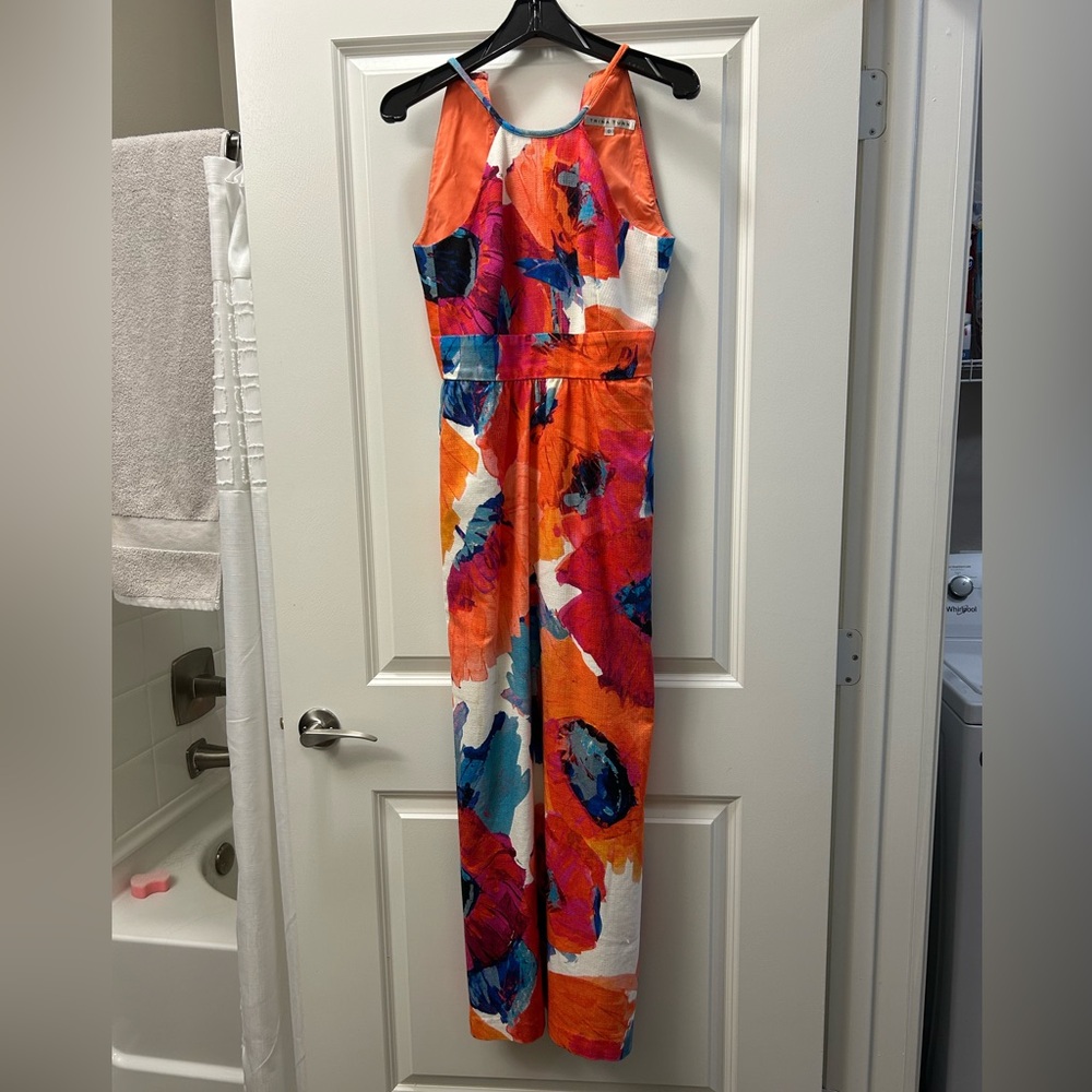 Trina Turk floral floor length dress